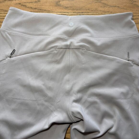 Athleta Headlands Hybrid Cargo Pants Light Asphalt Grey Taupe Women’s 12p - Picture 6 of 9